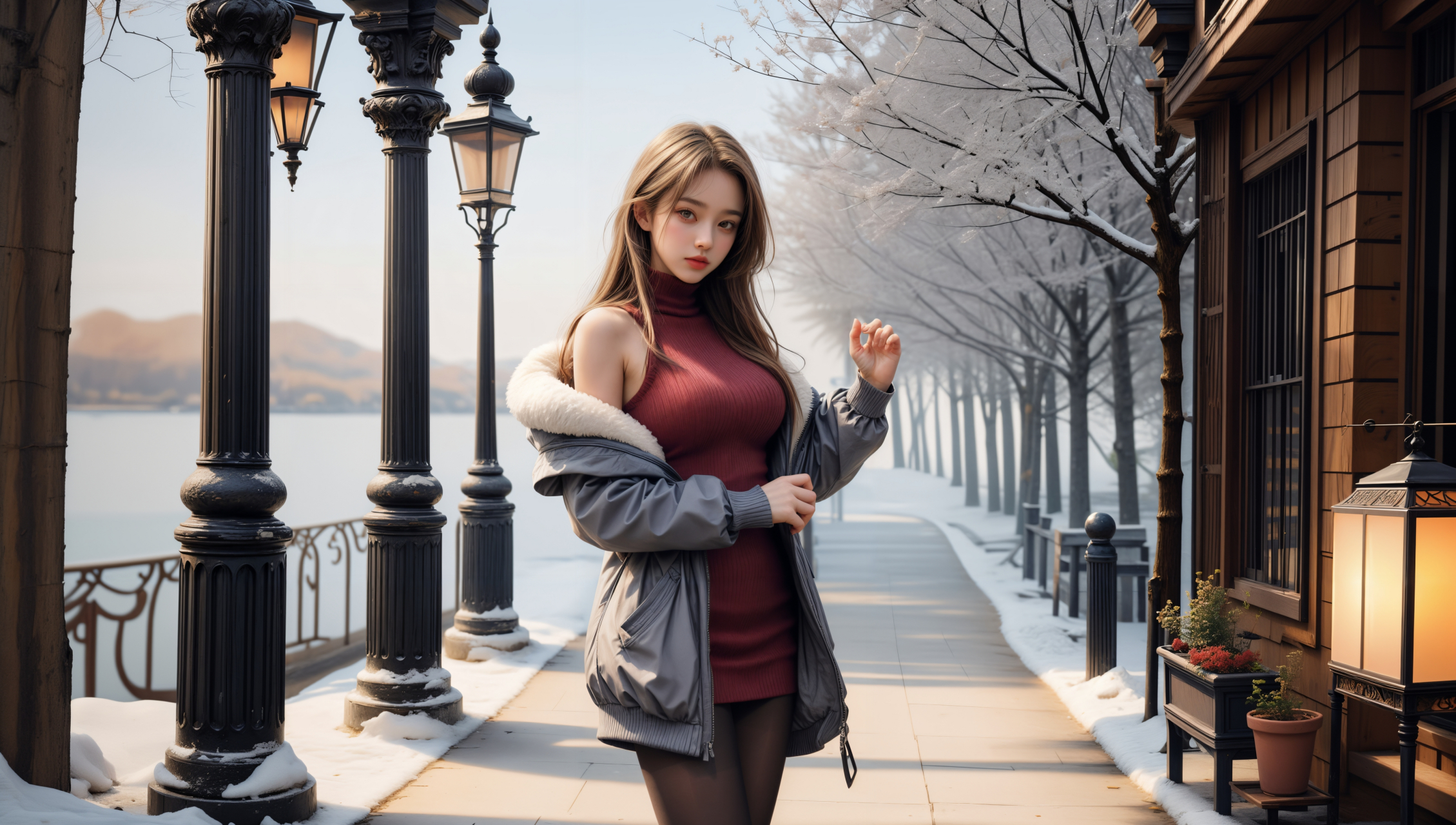 江西庐山“蓝调时刻”暑夏景象如梦幻化